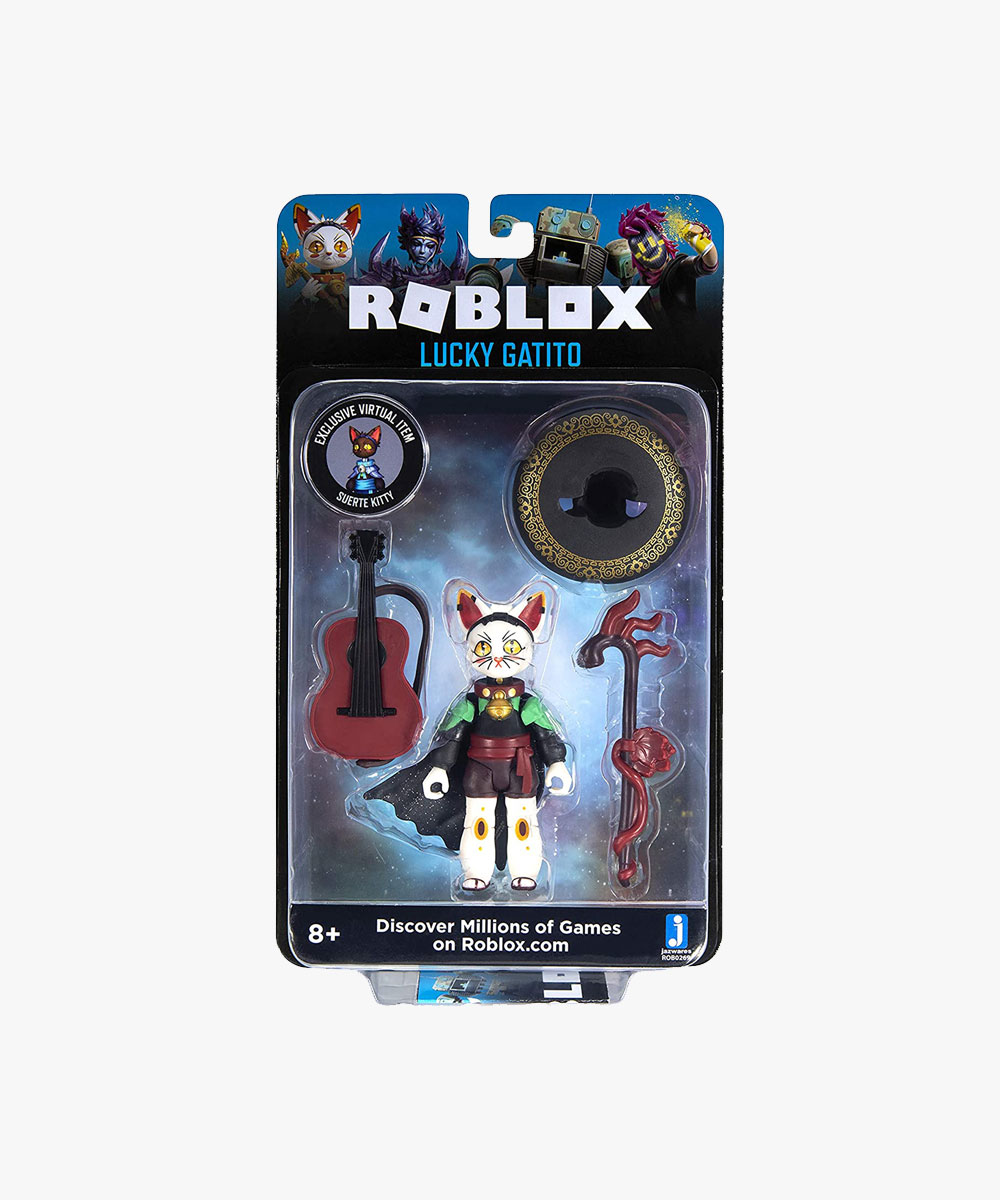 Roblox Figura Con Accesorios By Jazwares Roblox Gemafer - figura roblox colección celebridades mech juguetron