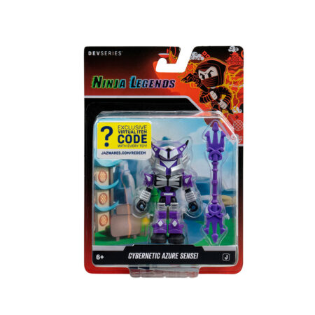 Roblox Ninja Legends Cybernetic Azure Sensei Figura de acción - CRS0047