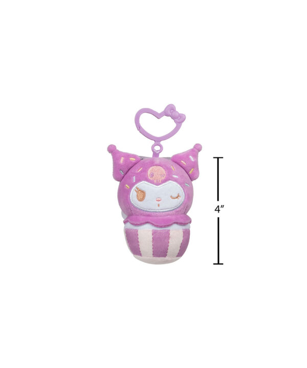 Kuromi Peluche llavero 10 cm Hello Kitty and Friends - HKT0012 - Imagen 4