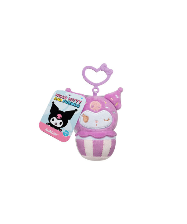 Kuromi Peluche llavero 10 cm Hello Kitty and Friends - HKT0012 - Imagen 3
