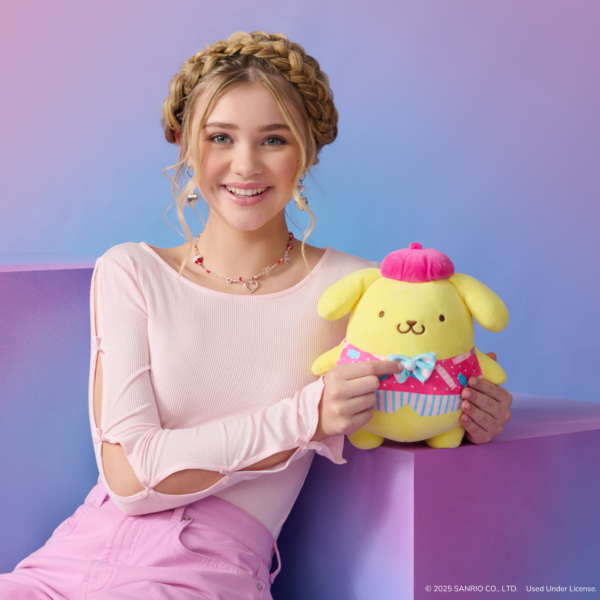 Pompompurin Peluche 20 cm Candy Wonderland Hello Kitty and Friends - HKT0017 - Imagen 3
