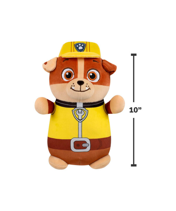 Rubble Paw Patrol Squishmallows hugmees peluche 10″ abrazables - SQPW0008 - Imagen 3