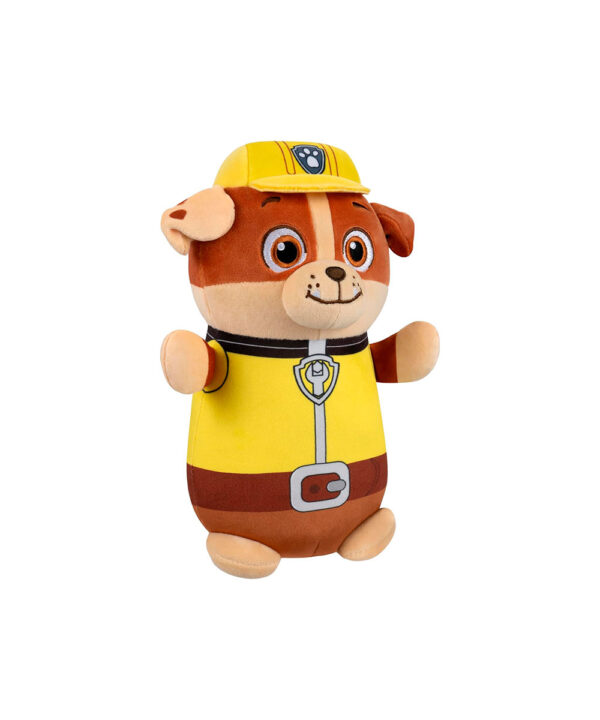 Rubble Paw Patrol Squishmallows hugmees peluche 10″ abrazables - SQPW0008 - Imagen 4