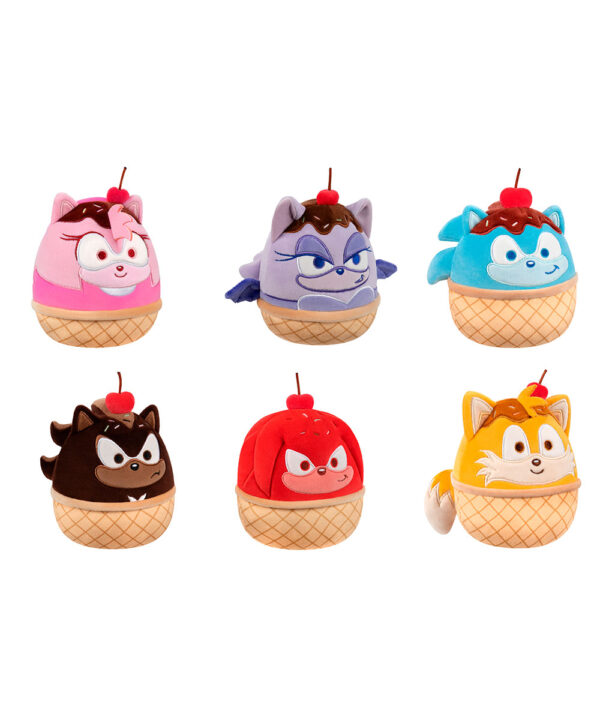 Squishmallows Sega Sonic Peluche sorpresa 13 cm - SQSG00228 - Imagen 4