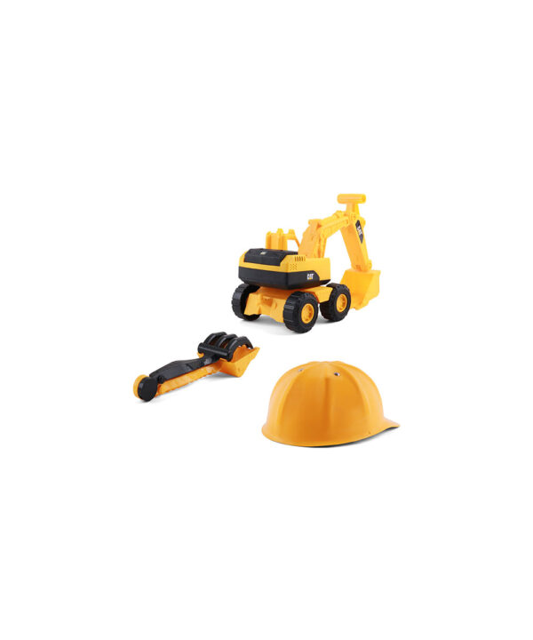 Vehículo CAT De Construcción casco y herramientas 26 cm - 82060 - Imagen 2