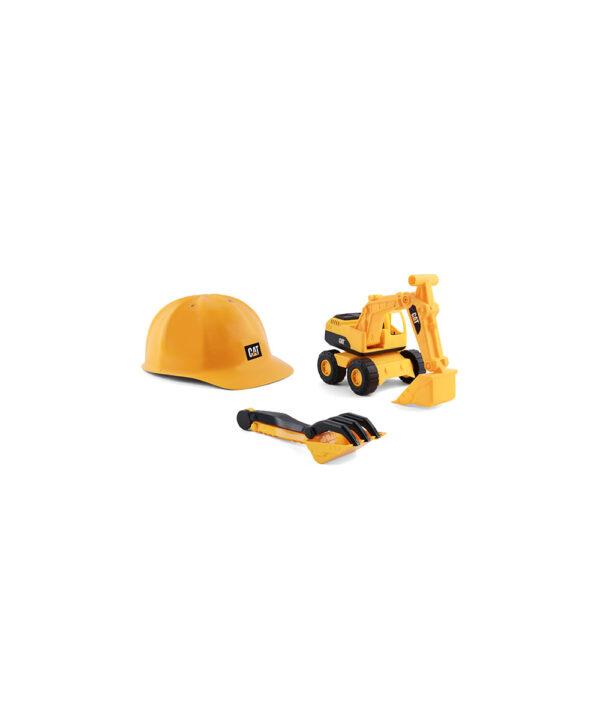 Vehículo CAT De Construcción casco y herramientas 26 cm - 82060 - Imagen 3