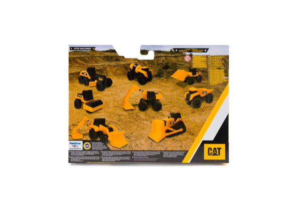 Pack x8 Vehículos De Construcción CAT 8 cm - 82338 - Imagen 4