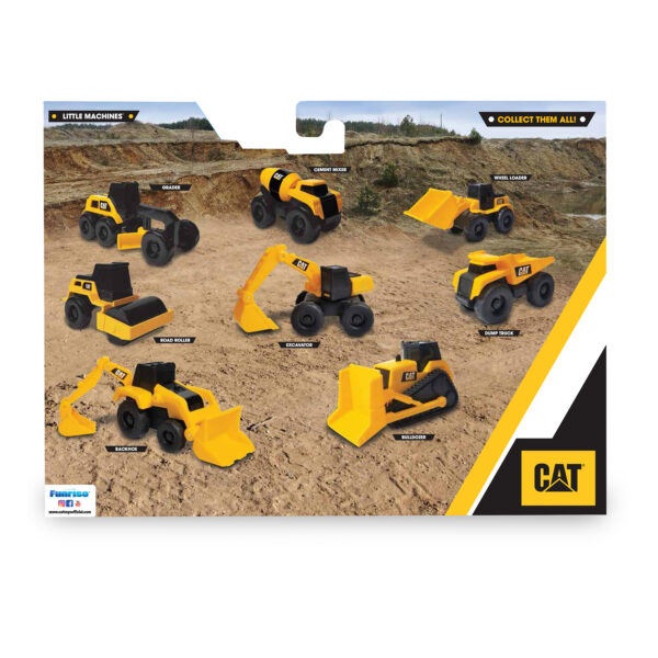 Pack x8 Vehículos De Construcción CAT 8 cm - 82338 - Imagen 3