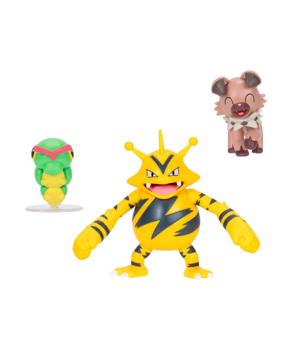 Figuras articuladas Pokemon: Jangmo-o, Ivysaur y Pikachu  - 95155 - Imagen 2