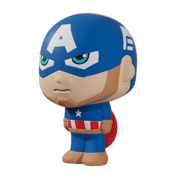 Squishy Amansalocos Marvel Capitán América - EXSLR902MN - Imagen 4