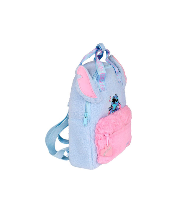 Mochila Stitch con orejitas cuerina y plush - DLS6829 - Imagen 2