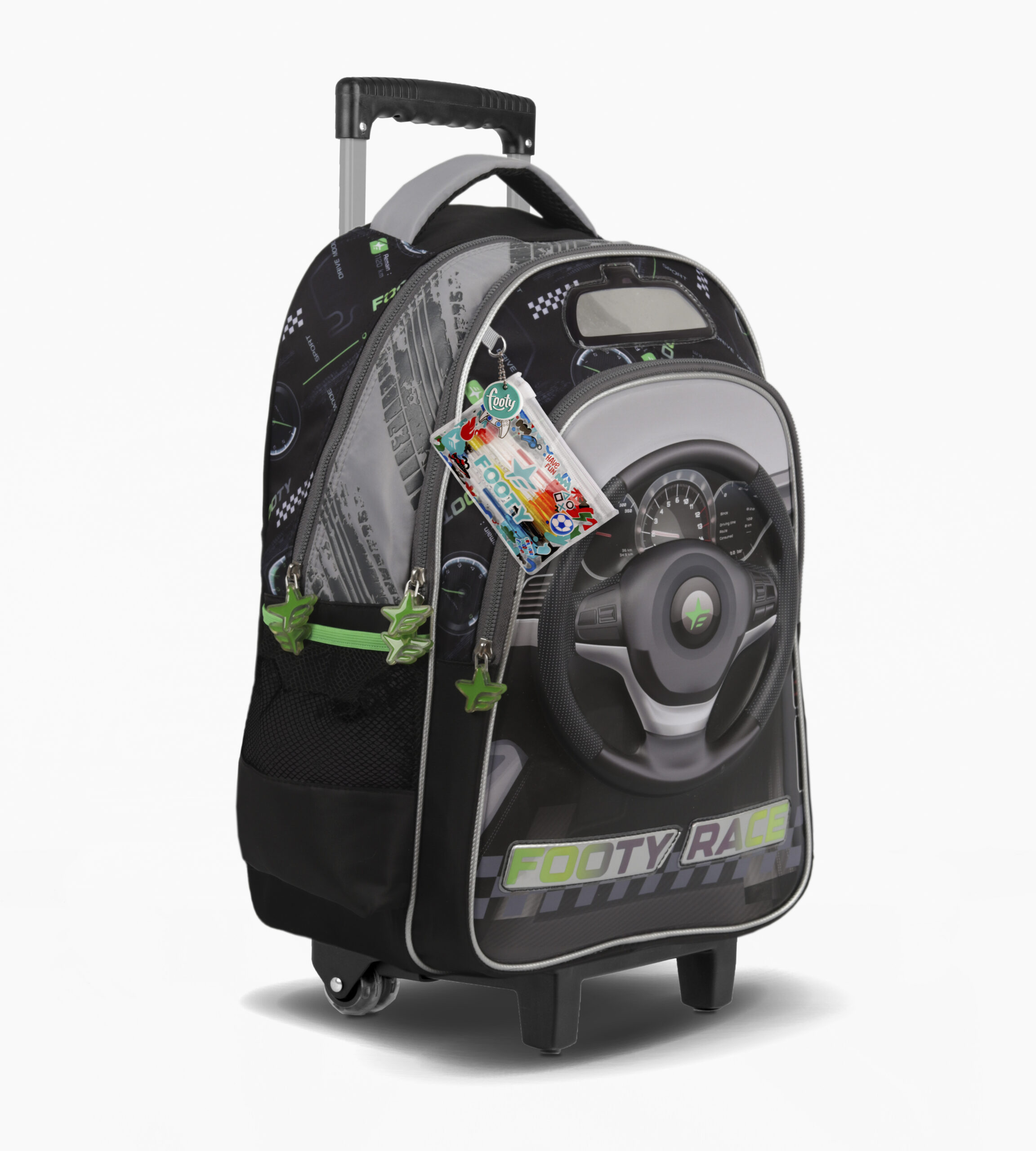 Footy mochila carro 18″ formula 1 race gris - F26481 - Imagen 2