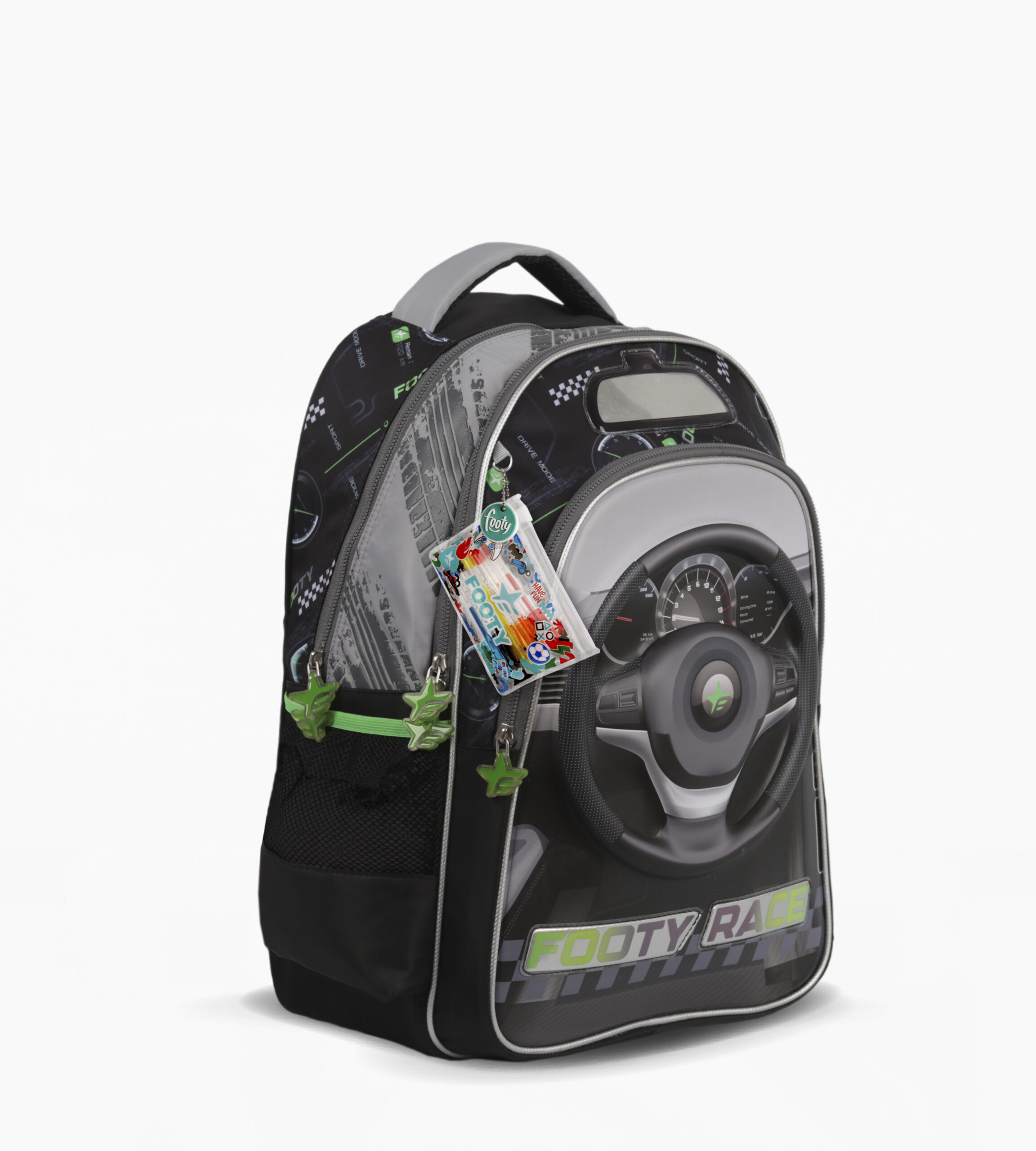 Footy mochila espalda 18″ formula 1 race gris - F26483 - Imagen 2