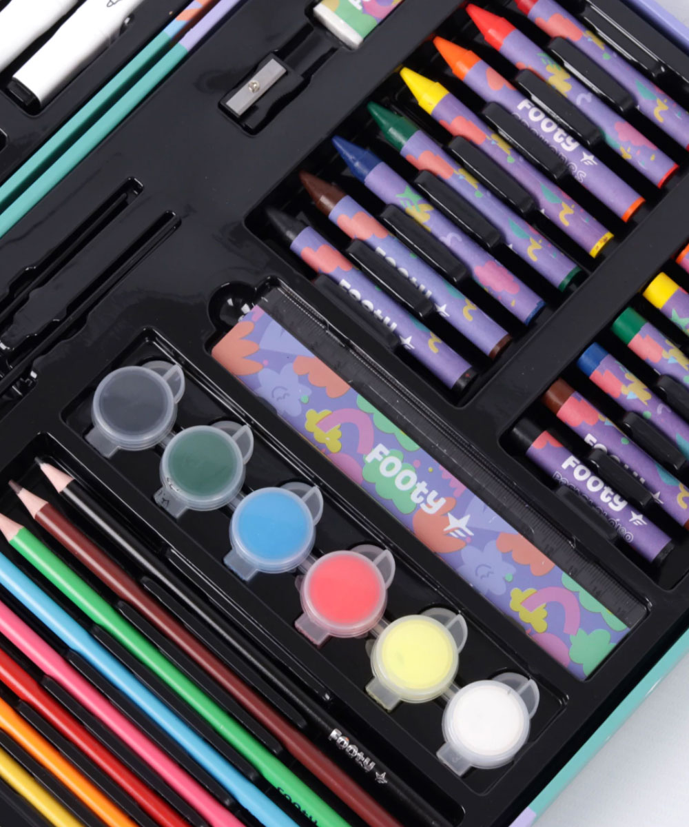 Footy valija KIT DE ARTE HAPPY COLORS LILA - SET506 - Imagen 2