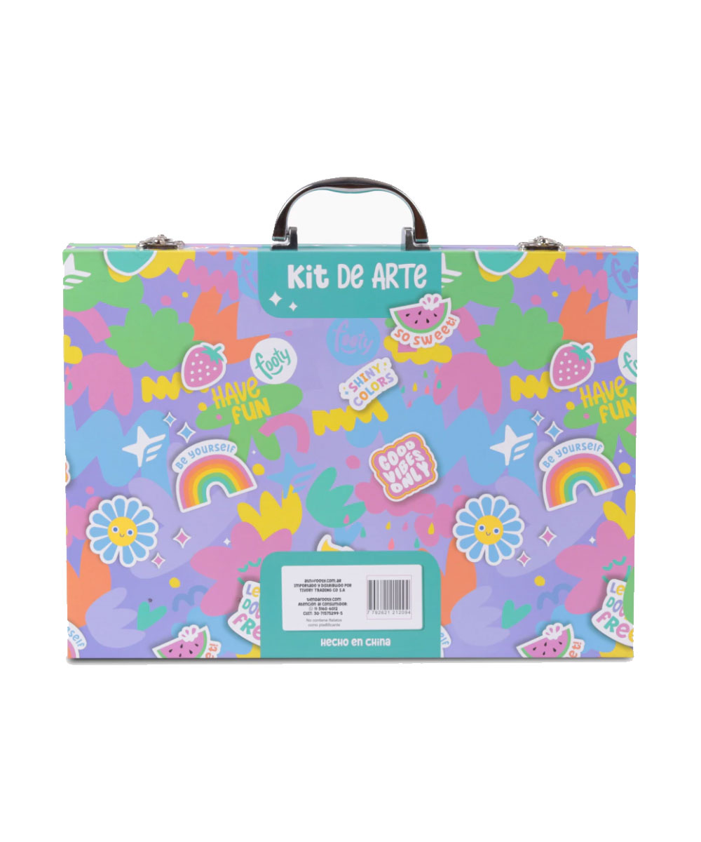 Footy valija KIT DE ARTE HAPPY COLORS LILA - SET506 - Imagen 5