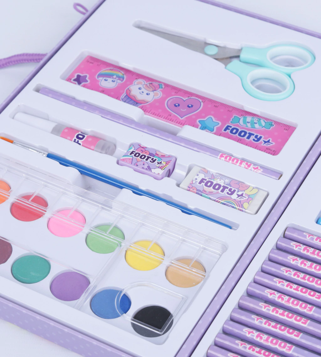 Footy Valija KIT DE ARTE UNICORN LILA - SET604 - Imagen 3