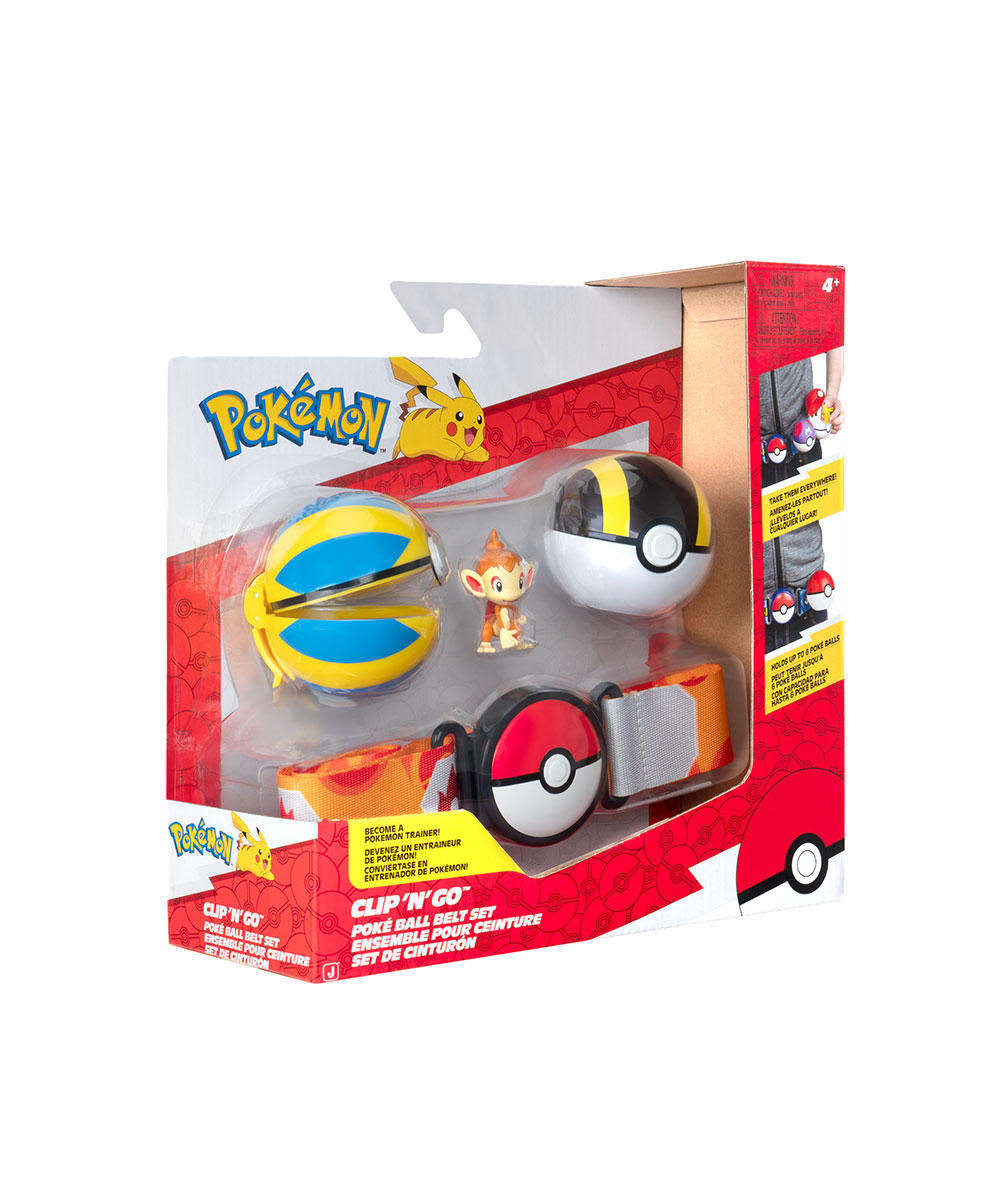Cinturón Pokémon con pokebolas y mini figura Chimchar mono - 95283 - Imagen 12