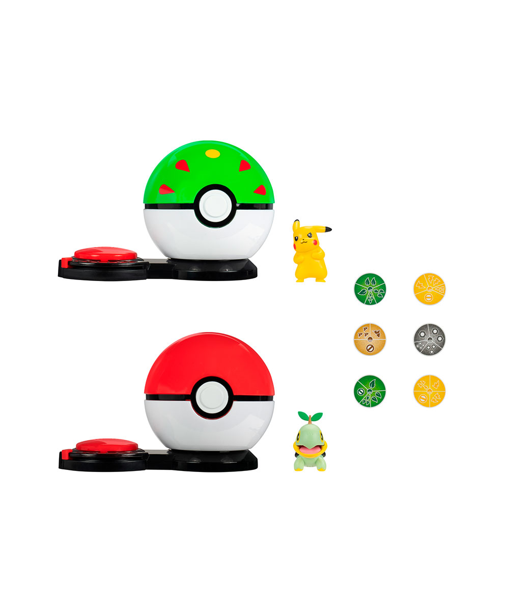 Pokémon Juego de Batalla Surprise Attack Game Turtwig & Pikachu - PKW2474 - Imagen 2