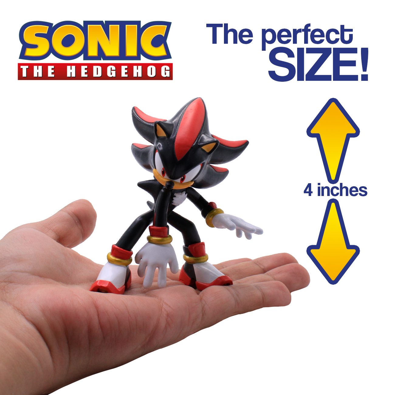 Sonic the Hedgehog Figura armable de Shadow - JTSC4191-1 - Imagen 3