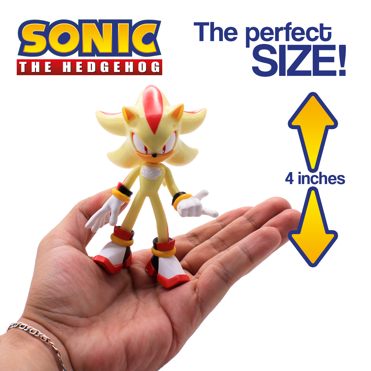Sonic the Hedgehog Figura armable Super Shadow - JTSC4191-1 - Imagen 3