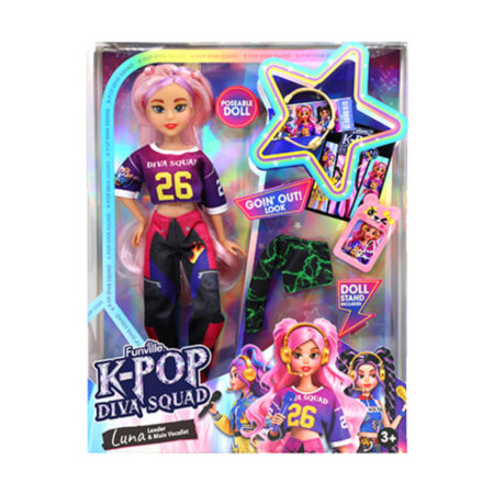 Dreameez K-POP Diva Squad 29cm Doll muñeca Luna - 81157